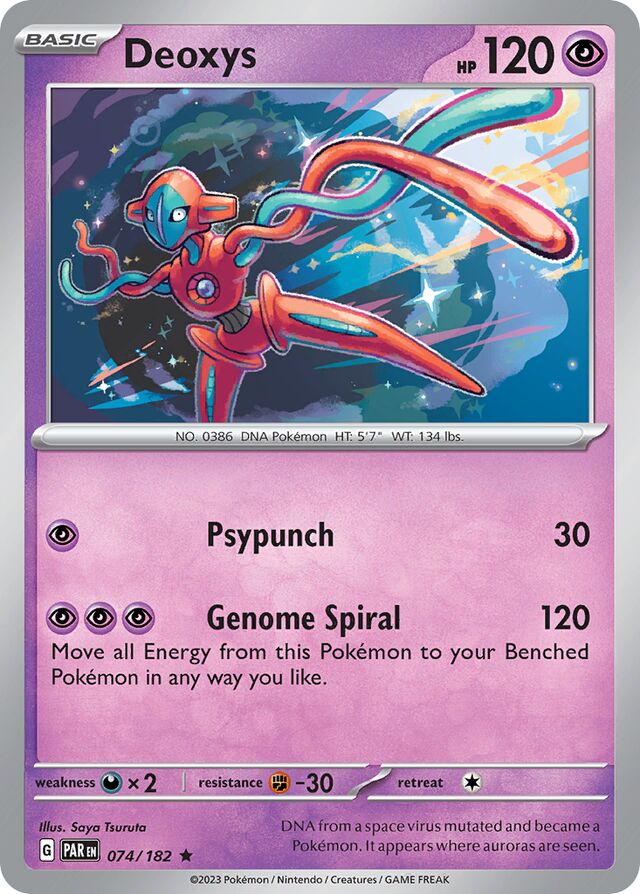 Deoxys Paradox Rift 074/182 Rare