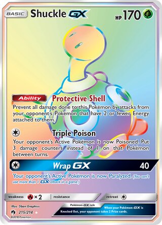 Shuckle-GX (Lost Thunder 215/214)