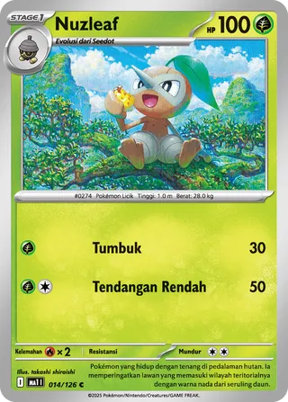 Nuzleaf (Mega Evolution 014/126)