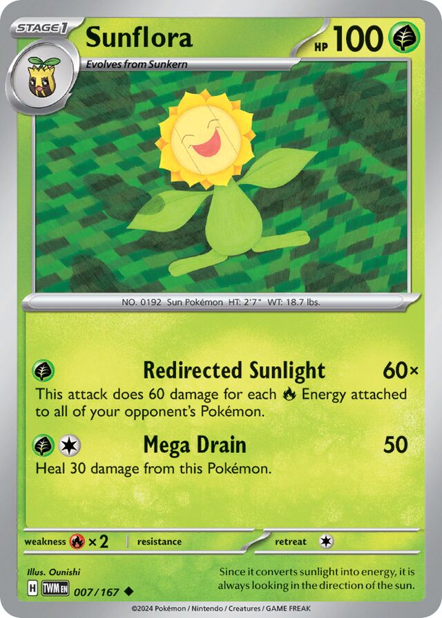 007/167 Sunflora TWM Uncommon