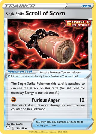 Single Strike Scroll of Scorn (Battle Styles 133/163)