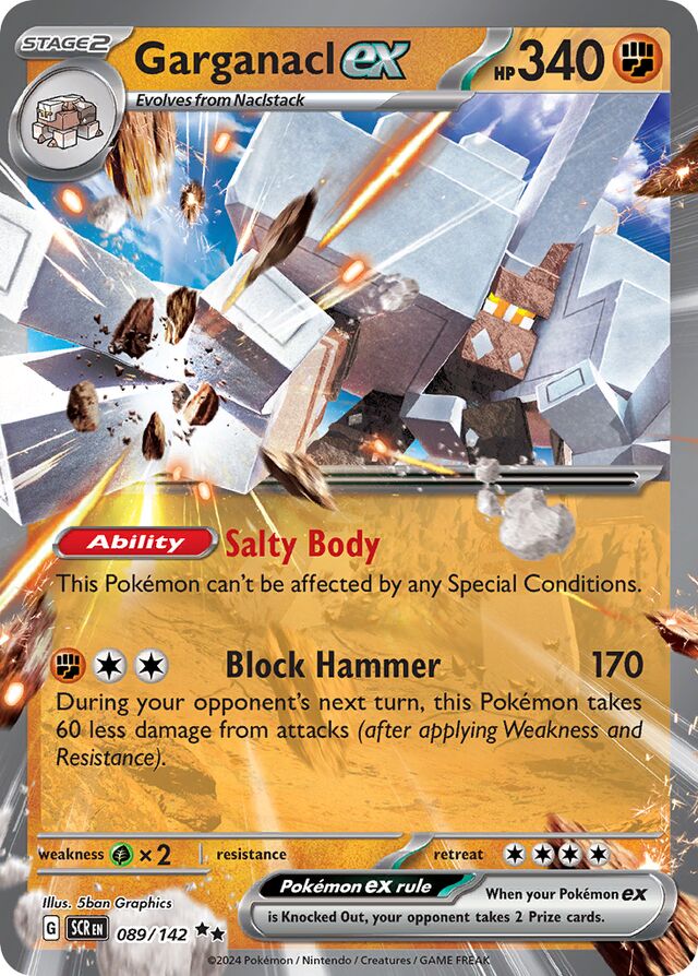 089/142 Garganaclex SCR Double Rare