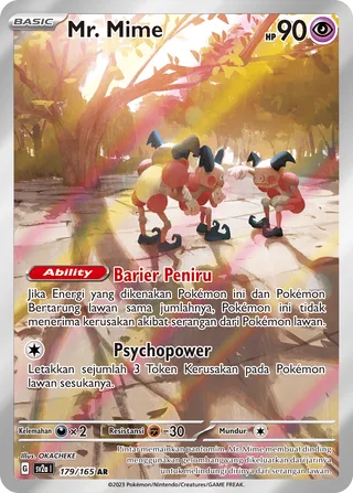 Mr. Mime (Pokémon Card 151 179/165)