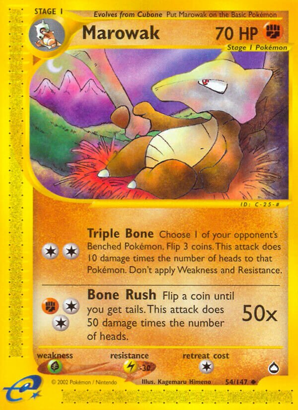 54/147 Marowak AQ Uncommon