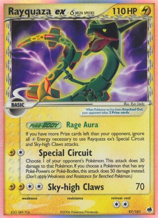 Rayquaza ex (EX Dragon Frontiers 97/101)