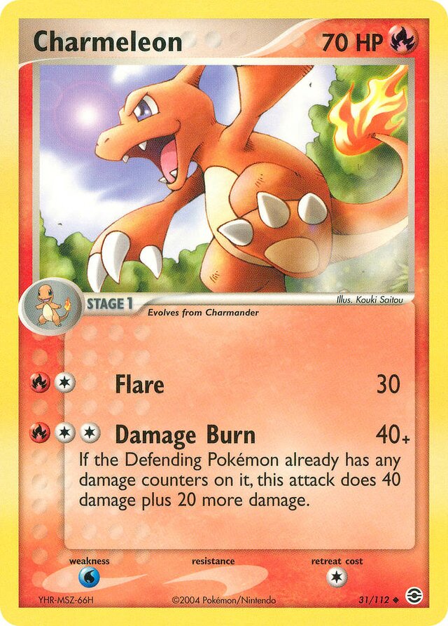 31/112 Charmeleon RG Uncommon