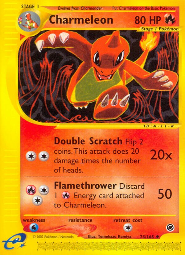 73/165 Charmeleon EX Uncommon