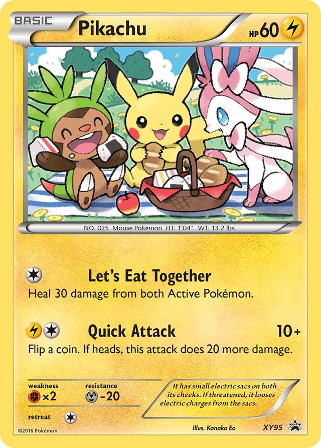 Pikachu XY Black Star Promos XY95 PROMO