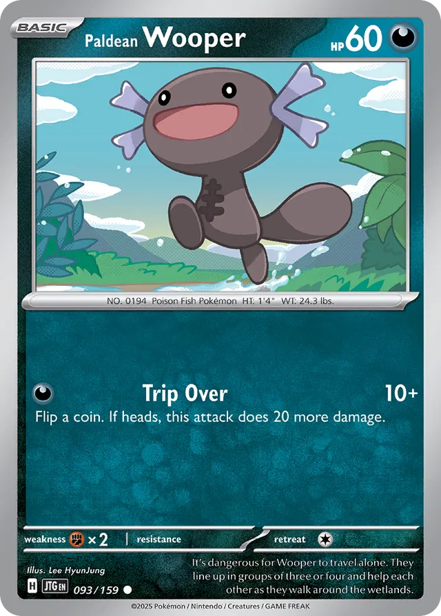 Paldean Wooper Journey Together 093/159 Common