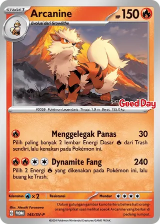 Arcanine (Scarlet & Violet Promos 145/SV-P)