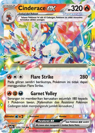 Cinderace ex (Stellar Guidance 026/166)