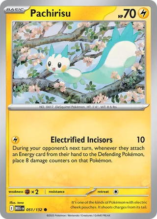 051/132 Pachirisu MEG Common