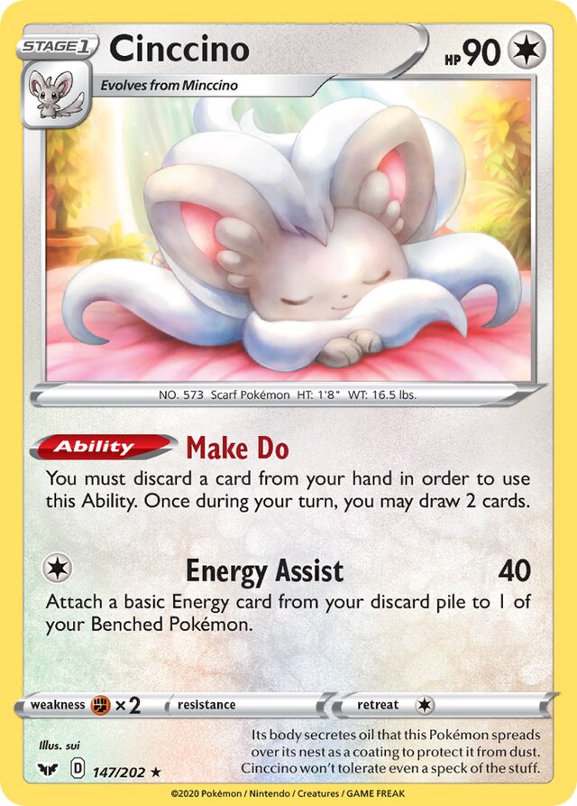 147/202 Cinccino SSH Rare