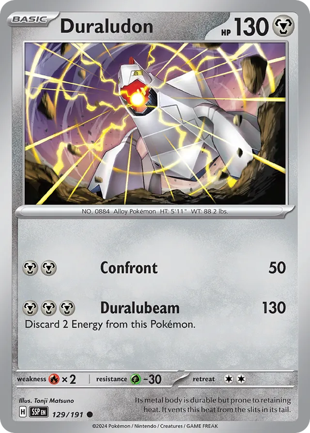 Duraludon Surging Sparks 129/191 Common