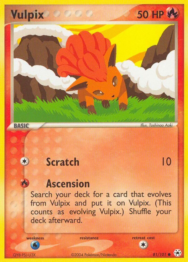 81/101 Vulpix HL Common