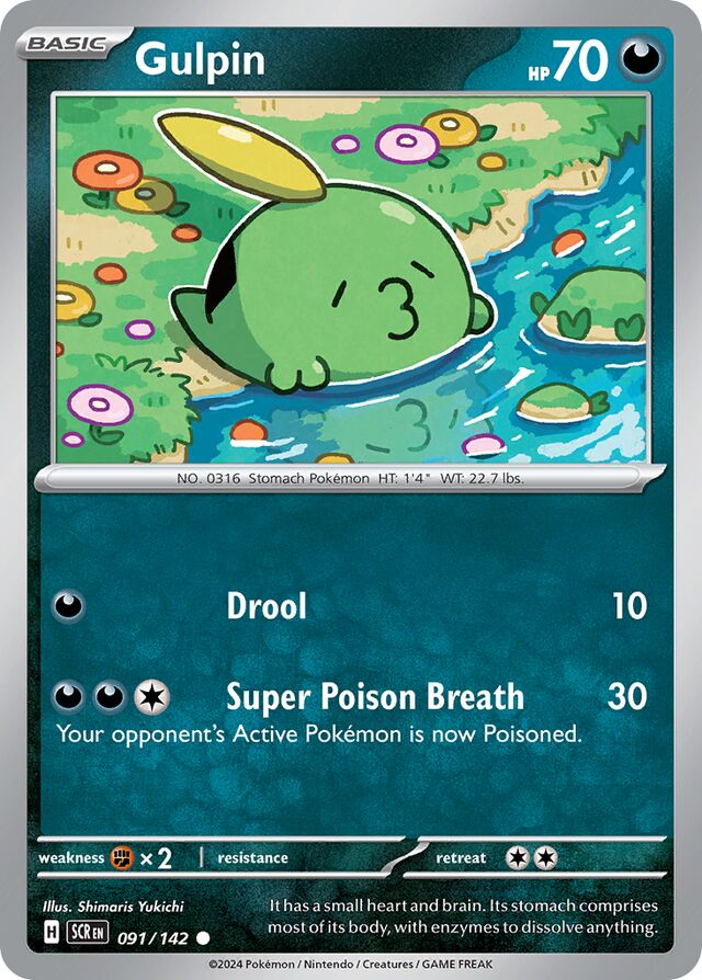091/142 Gulpin SCR Common