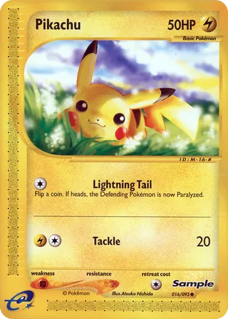 Pikachu (New York Pokémon Center Press Event 016/093)