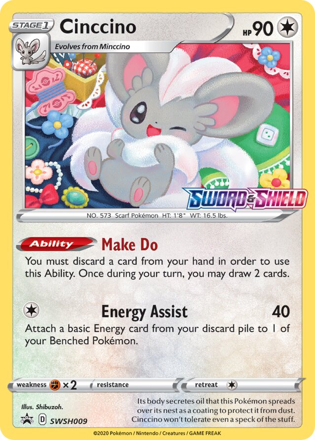 SWSH009 Cinccino SSP PROMO