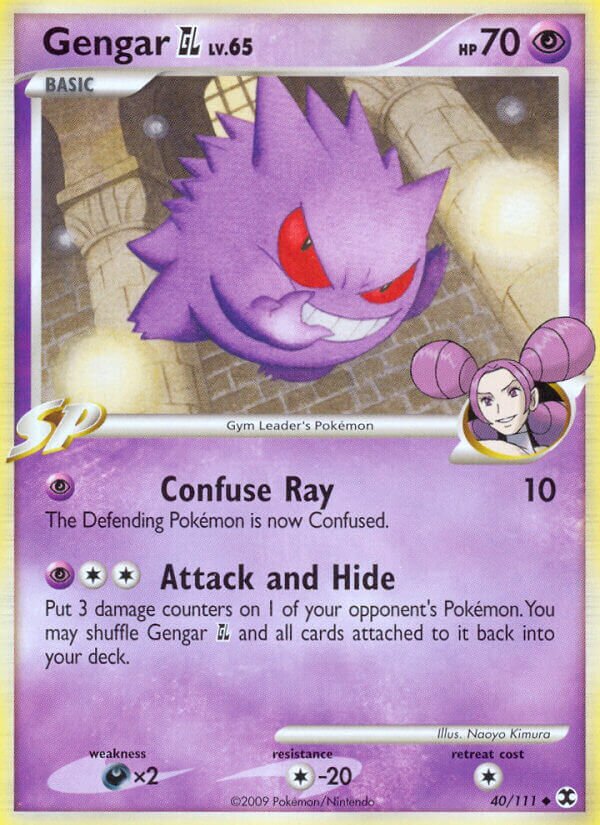 Gengar Pokémon GL Rising Rivals 40/111 Uncommon