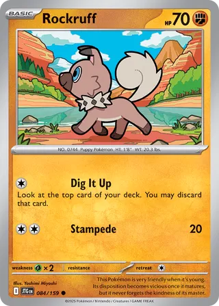 Rockruff (Journey Together 084/159)