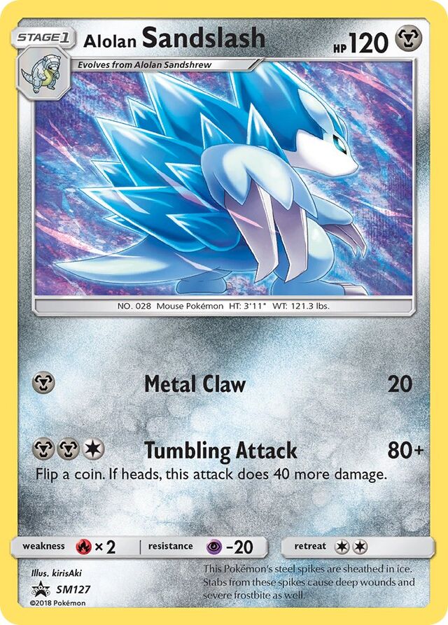 SM127 Alolan Sandslash SMP PROMO