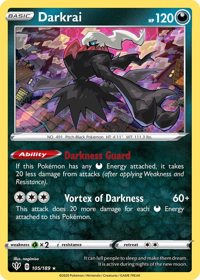 105/189 Darkrai DAA Rare Holo
