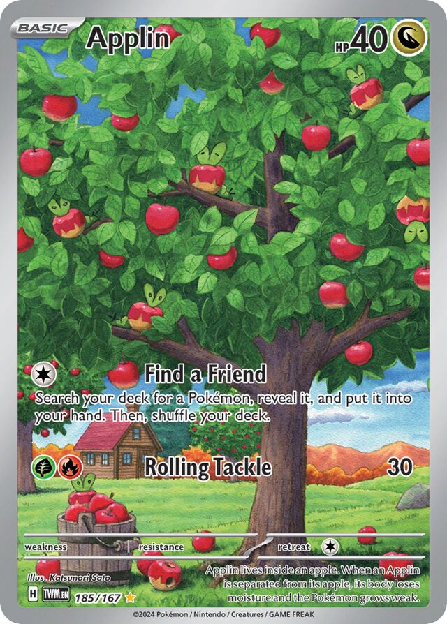 185/167 Applin TWM Illustration Rare