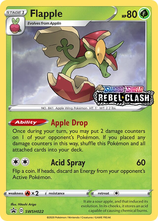 SWSH022 Flapple SSP PROMO