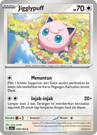 Jigglypuff (Pokémon Card 151 039/165)