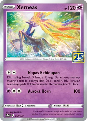 Xerneas (25th Anniversary Collection 012/028)