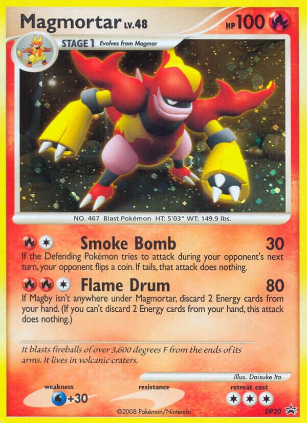 Magmortar DP Black Star Promos DP20 PROMO