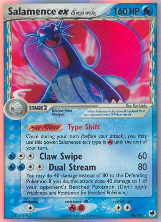 Salamence ex (EX Dragon Frontiers 98/101)