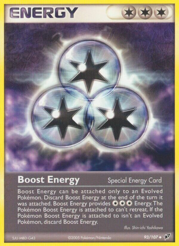 Boost Energy 93/107 3 EX DEOXYS UNCOMMON PTCG