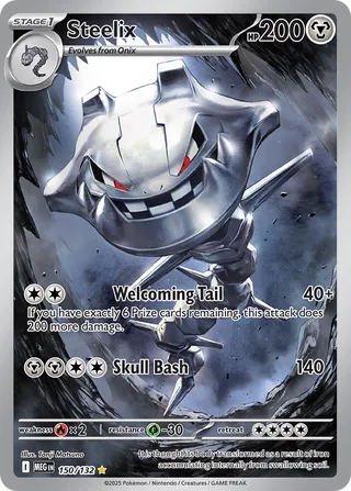 150/132 Steelix MEG Illustration Rare