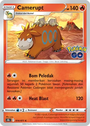 Camerupt (Pokémon GO 014/071)