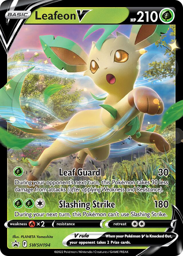 SWSH194 LeafeonV SSP PROMO