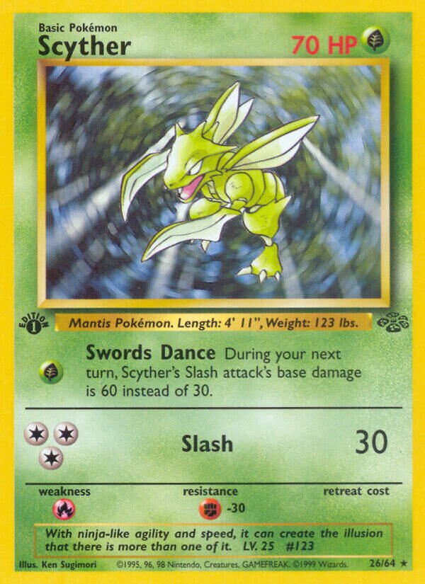 Scyther Jungle 26/64 Rare