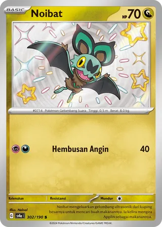 Noibat (Shiny Treasure ex 302/190)