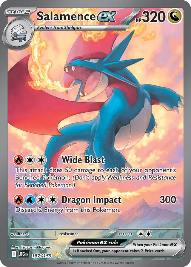 Salamenceex Journey Together 187/159 Special Illustration Rare