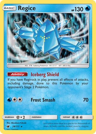 Regice (Crimson Invasion 28/111)