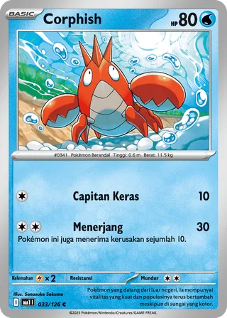 Corphish (Mega Evolution 033/126)