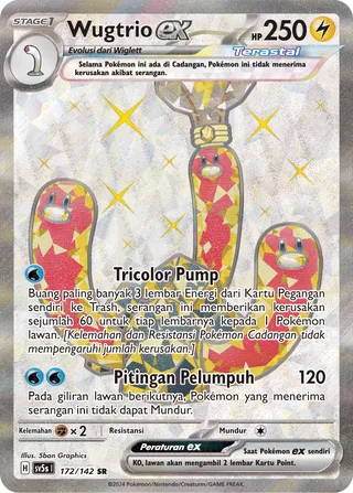Wugtrio ex (Ace Paradox 172/142)