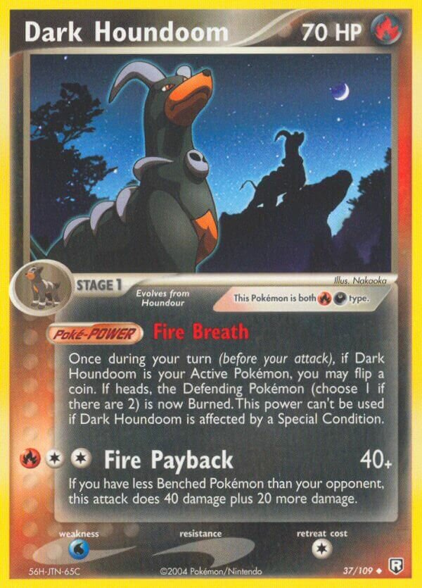 Dark Houndoom Team Rocket Returns 37/109 Uncommon