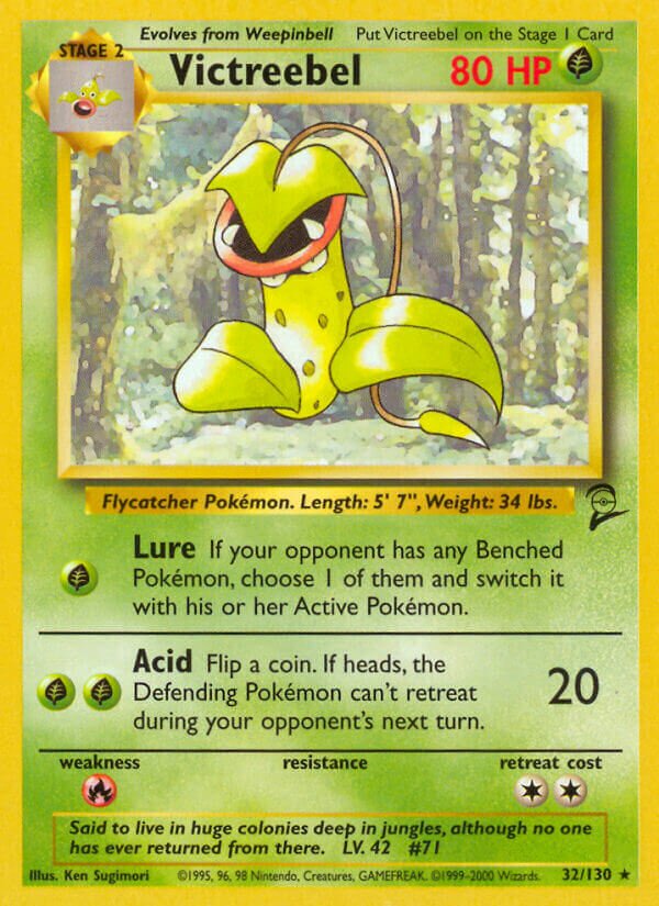 Victreebel Base 2 32/130 Rare
