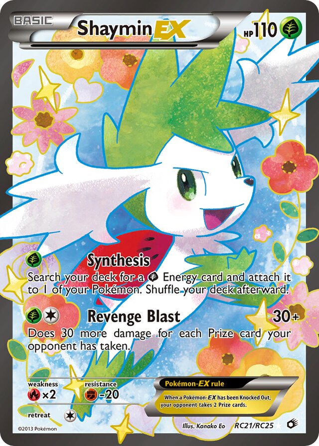 Shaymin-EX (Legendary Treasures RC21/RC25) – TCG Collector