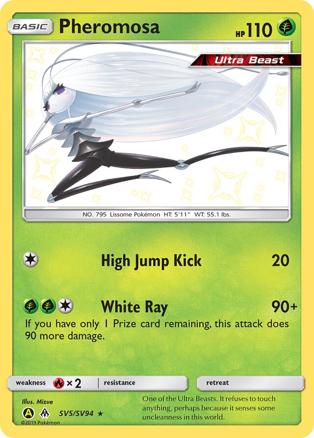 Pheromosa Hidden Fates SV5/SV94 Rare Shiny