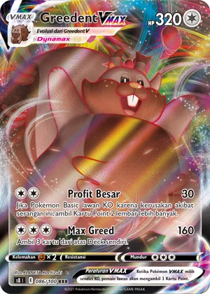 Greedent VMAX (Fusion Arts 086/100)