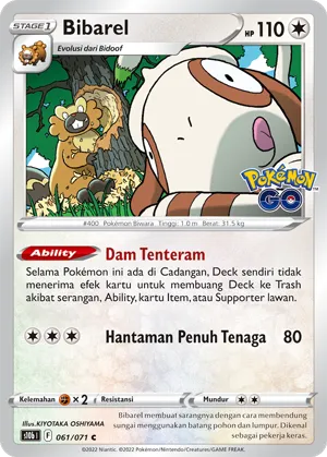 Bibarel (Pokémon GO 061/071)