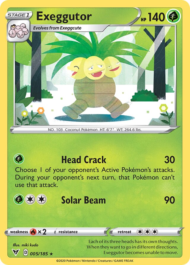 005/185 Exeggutor VIV Rare