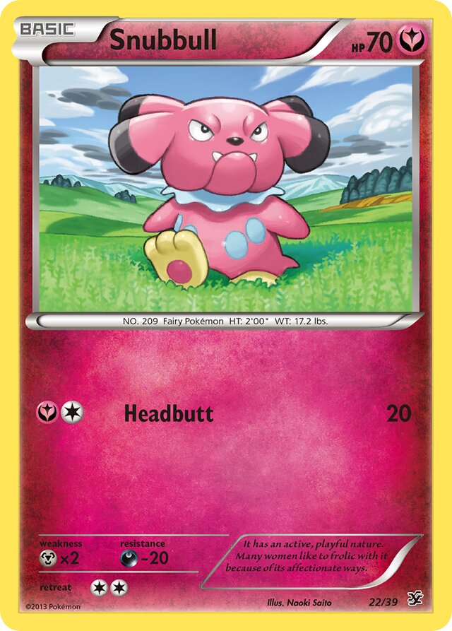 Snubbull Kalos Starter Set 22/39